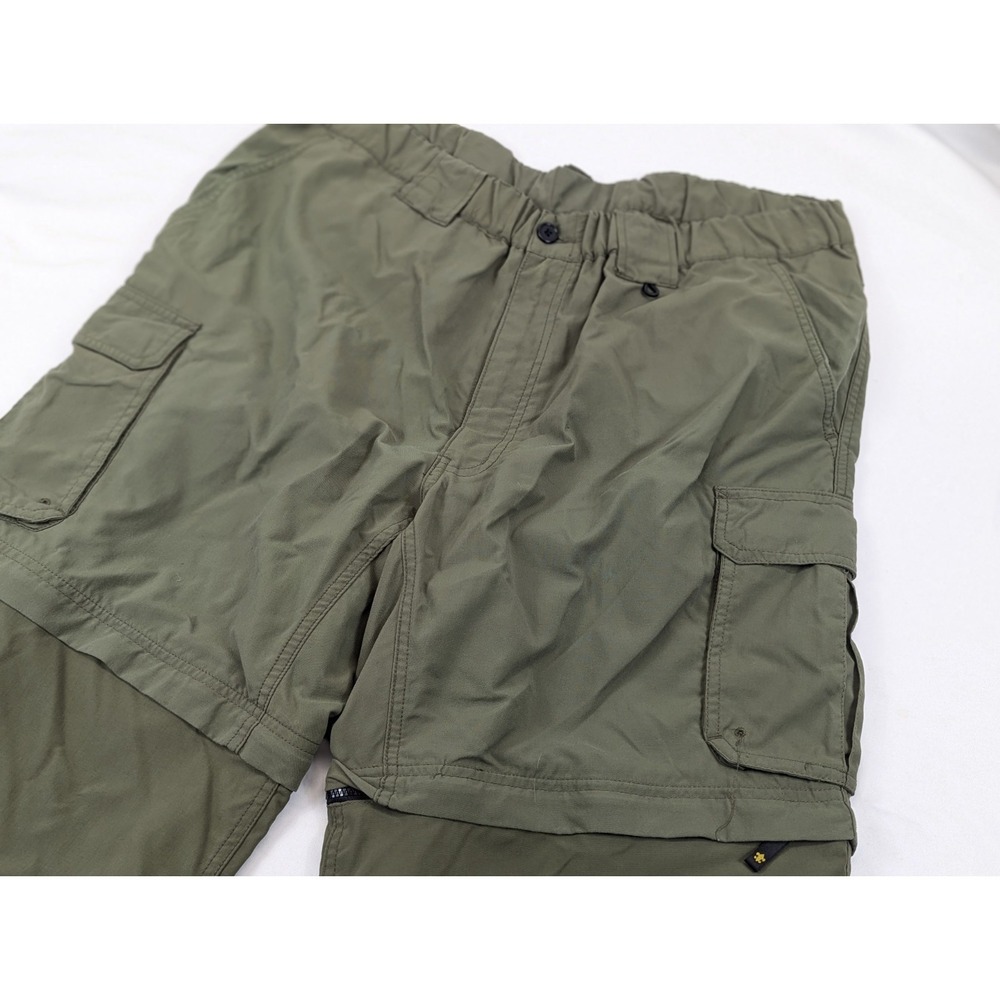 Boy Scouts of America Convertible Cargo Pants Mens LG 38x30 Green Switchback